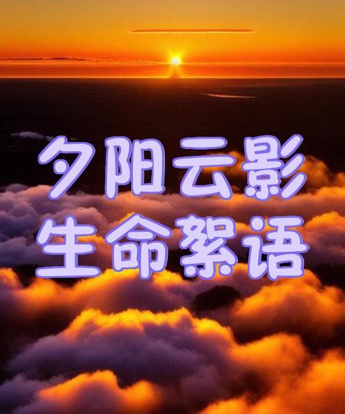 夕阳云影，生命絮语 云影光寻科技的数字诗篇